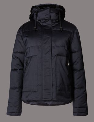 Faux Fur Padded & Quilted Coat with Stormwear&trade;